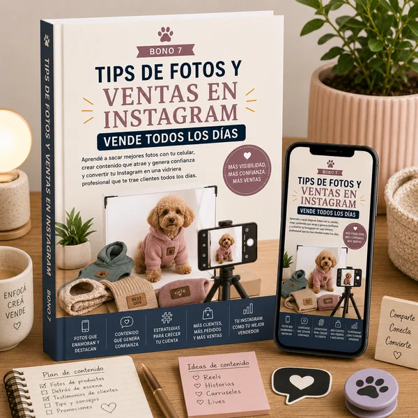 Bono 7: Cómo Sacar Mejores Fotos y Vender por Instagram